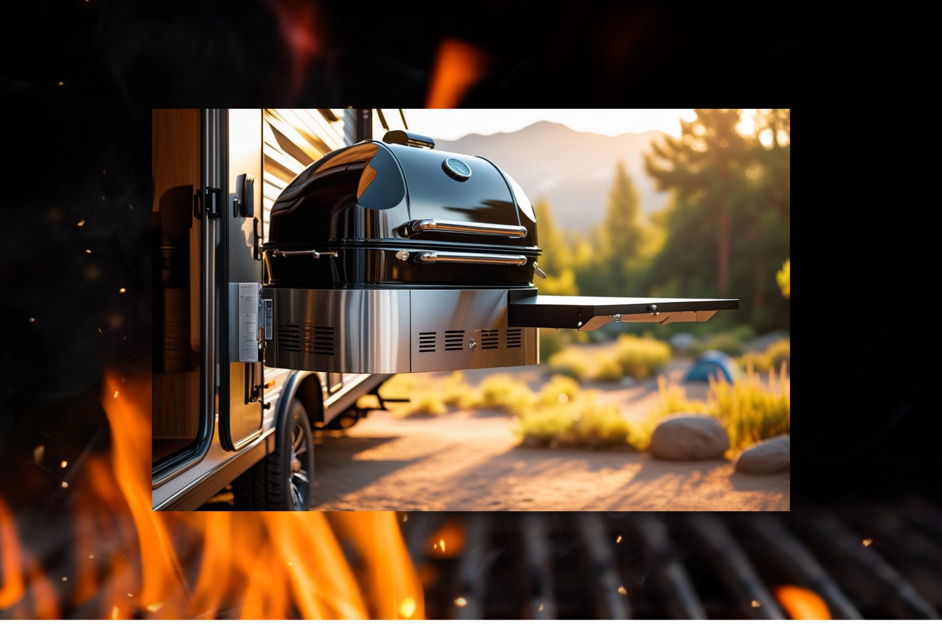 rv bbq grill mount